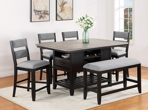 FREY 5PC COUNTER HEIGHT DINING SET