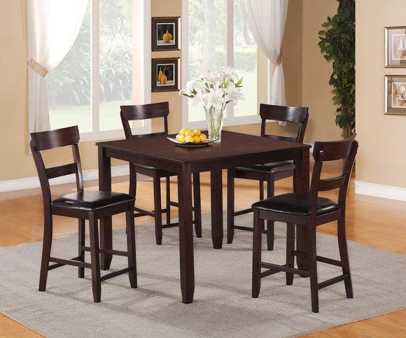 HENDERSON 5PC COUNTER HEIGHT DINING SET BY CROWNMARK AVAILABLE IN HOUSTON, DALLAS, SAN ANTONIO, & AUSTIN  SKU 2754