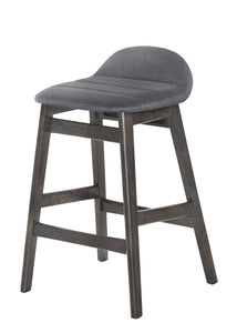 SAMAR 24" BARSTOOL IN CHARCOAL BY CROWNMARK AVAILABLE IN HOUSTON, DALLAS, SAN ANTONIO, & AUSTIN  SKU 2796-CH