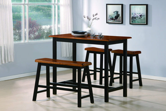TYLER 4-PC COUNTER HEIGHT DINING SET BY CROWNMARK AVAILABLE IN HOUSTON, DALLAS, SAN ANTONIO, & AUSTIN  SKU 2729